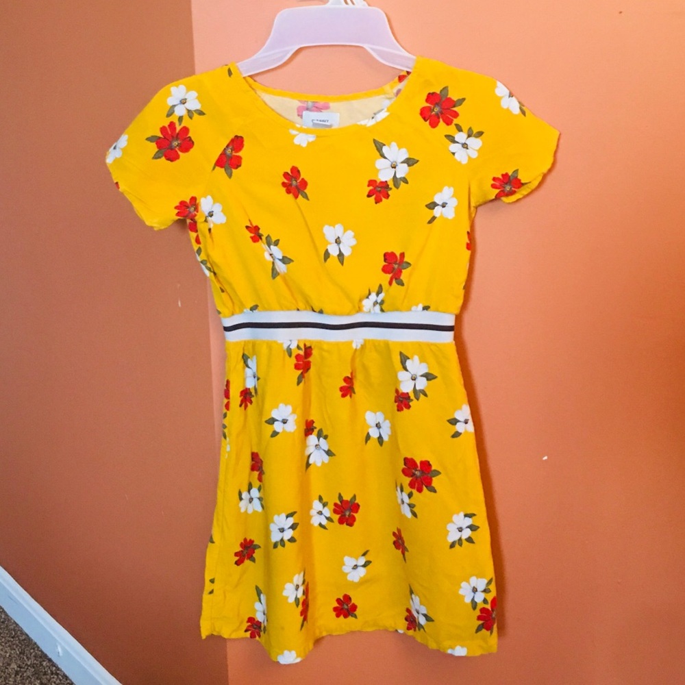 Yellow Floral Dress